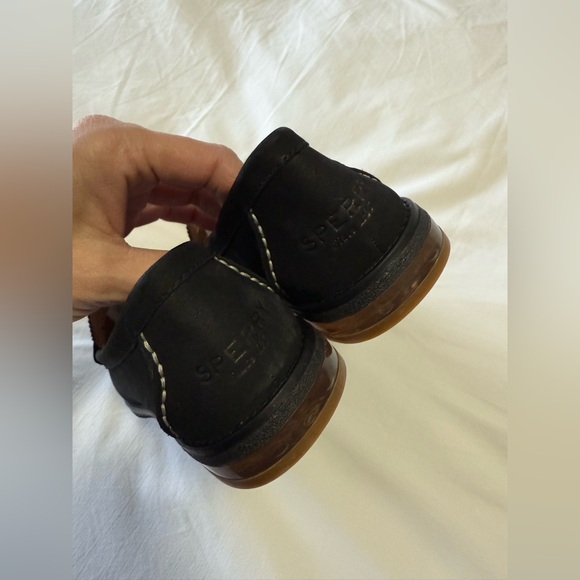Sperry | Women's 8.5 | Seaport Two Tone Black Tan Penny Loafers STS88971 EUC - Picture 4 of 8